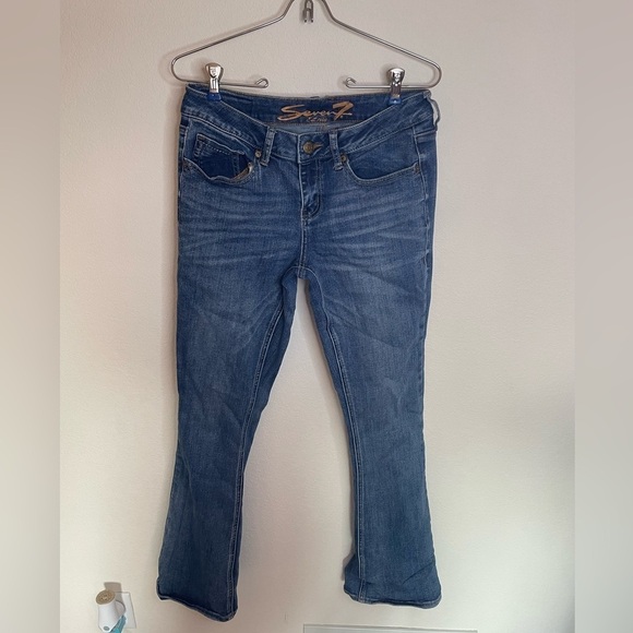 Seven7 Denim - Seven7 Women’s Bootcut Jeans with Rhinestones